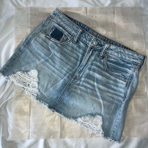 Short Jean Skirt